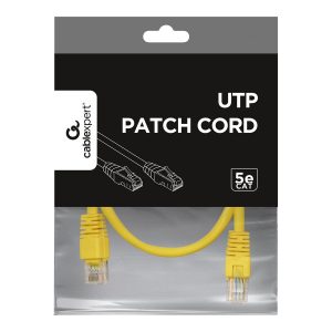 GEMBIRD CAT5e UTP Patch cord yellow 0.5m