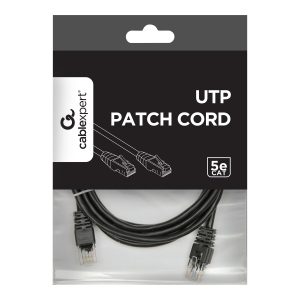GEMBIRD CAT5e UTP Patch cord black 2m