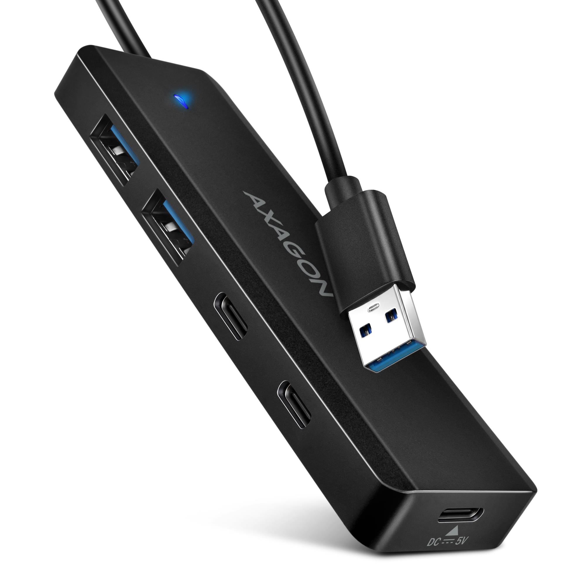 I/O HUB USB TRAVEL/0.19M HUE-C2A AXAGON - Pilt 3