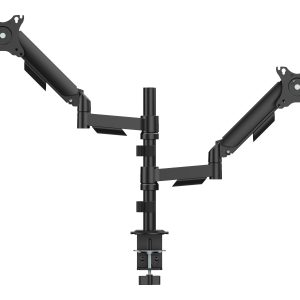 GEMBIRD Adjustable desk 2-display mount