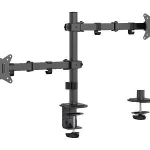 GEMBIRD Adjustable desk mounted double