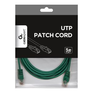GEMBIRD CAT5e UTP Patch cord green 3m