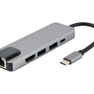 GEMBIRD Multi Port Adapter USB Type C