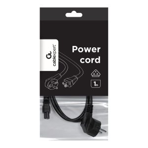 GEMBIRD Power cord C5 VDE approved 1m
