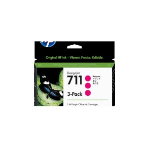 HP 3x 711 ink Magenta DJ T120 520